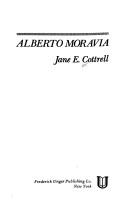 Alberto Moravia by Jane E. Cottrell