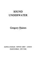 Sound underwater by Gregory Haines