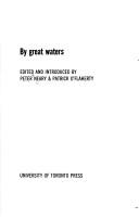 Cover of: By great waters: [a Newfoundland and Labrador anthology]