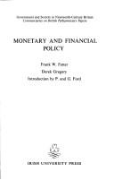 Monetary and financial policy