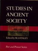 Cover of: Studies in ancient society