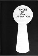 Cover of: Out of the Closets: Voices of Gay Liberation