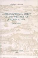 A bibliographical study of the writings of Joaquín Costa, 1846-1911