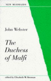 Cover of: The Duchess of Malfi