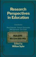 Research perspectives in education