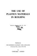 The use of plastics materials in building