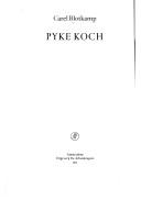 Cover of: Pyke Koch.