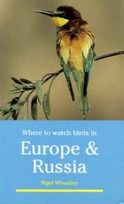 Cover of: Where to Watch Birds in Europe and Russia (Where to Watch Birds)