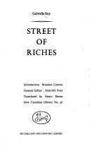 Cover of: Street of riches