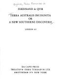 Cover of: Terra Australis incognita: or, A new southerne discoverie