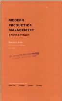 Cover of: Modern production management.