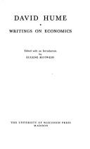 Cover of: Writings on economics.
