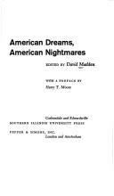 Cover of: American dreams, American nightmares