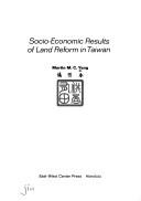 Cover of: Socio-economic results of land reform in Taiwan
