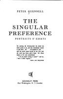 The singular preference : portraits & essays