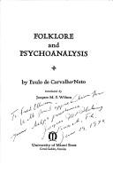 Cover of: Folklore and psychoanalysis