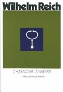 Cover of: Character analysis. by Wilhelm Reich