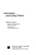 Information and coding theory by Franklin M. Ingels