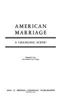 Cover of: American marriage: a changing scene?