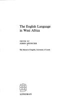 The English language in West Africa