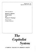 The capitalist system : a radical analysis of American society