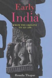 Early India : from the origins to A.D. 1300