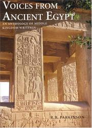Cover of: Voices from Ancient Egypt: An Anthology of Middle Kingdom Writings (Egyptian)