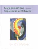 Cover of: Management and organizational behavior by Curtis W. Cook