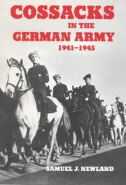Cover of: Cossacks in the German army, 1941-1945