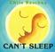 Cover of: Can't sleep