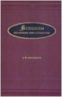 Cover of: Buddhism, its history and literature