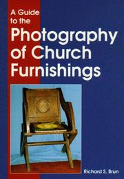 A guide to the photography of church furnishings