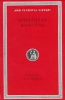 Cover of: The Institutio oratoria of Quintilian. by Quintilian