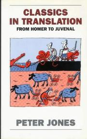 Classics in translation : from Homer to Juvenal