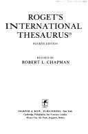 Roget's International Thesaurus by Robert L. Chapman