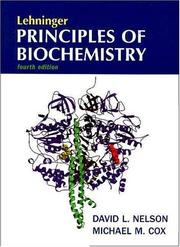 Cover of: Lehninger principles of biochemistry by Albert L. Lehninger