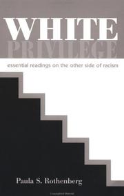 Cover of: White privilege: essential readings on the other side of racism