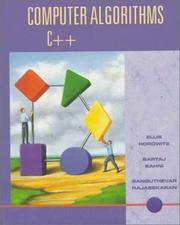 Cover of: Computer algorithms/C++