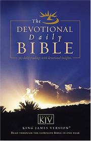 Cover of: The Devotional Daily Bible: Read Through the Complete Bible in One Year