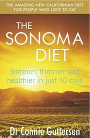 Cover of: Sonoma Diet by Connie Guttersen     