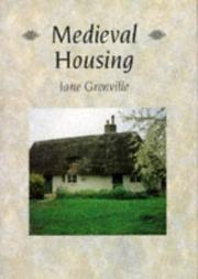 Medieval housing by Jane Grenville