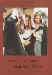 Cover of: University of London academic dress