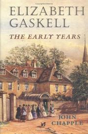 Cover of: Elizabeth Gaskell: the early years