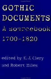Gothic documents : a sourcebook 1700-1820