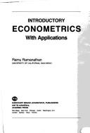 Cover of: Introductory Econometrics With Applications | R. Romanathan