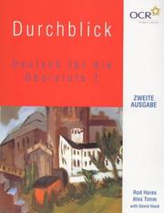 Durchblick : Deutsch fr̈ die Oberstufe