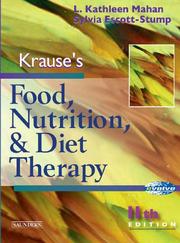 Krause's food, nutrition, & diet therapy by L. Kathleen Mahan, Sylvia Escott-Stump