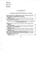 Cover of: DOD policy on defense industry mergers, acquisitions and restructuring: hearing before the Oversight and Investigations Subcommittee of the Committee on Armed Services, House of Representatives, One Hundred Third Congress, second session, hearing held July 27, 1994.