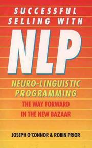 Successful selling with NLP : the way forward in the new bazaar