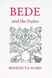 Cover of: Bede And the Psalter
